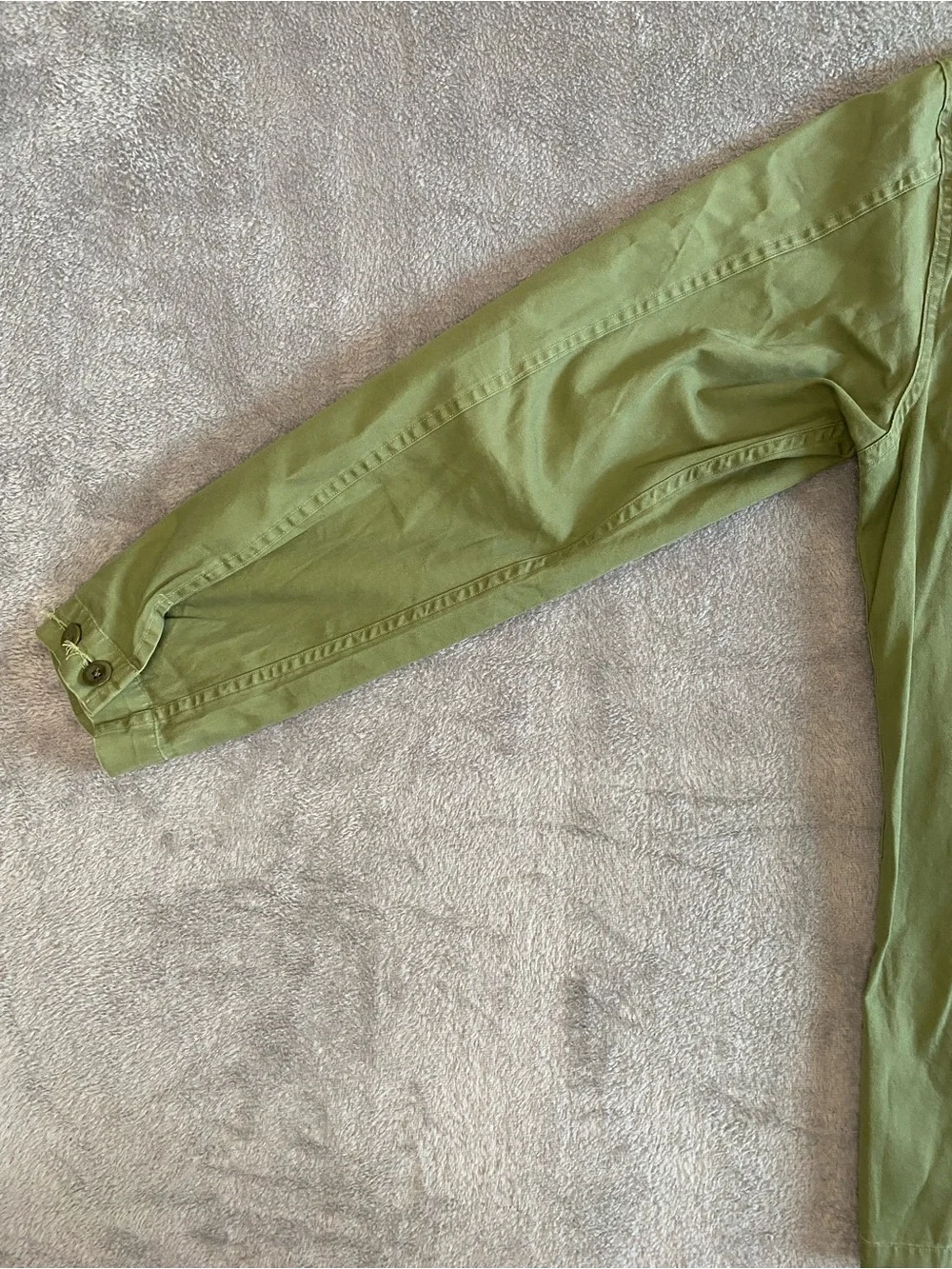 Polo Ralph Lauren Olive Green Cotton Chore Jacket Med Utility Workwear Gorpcore